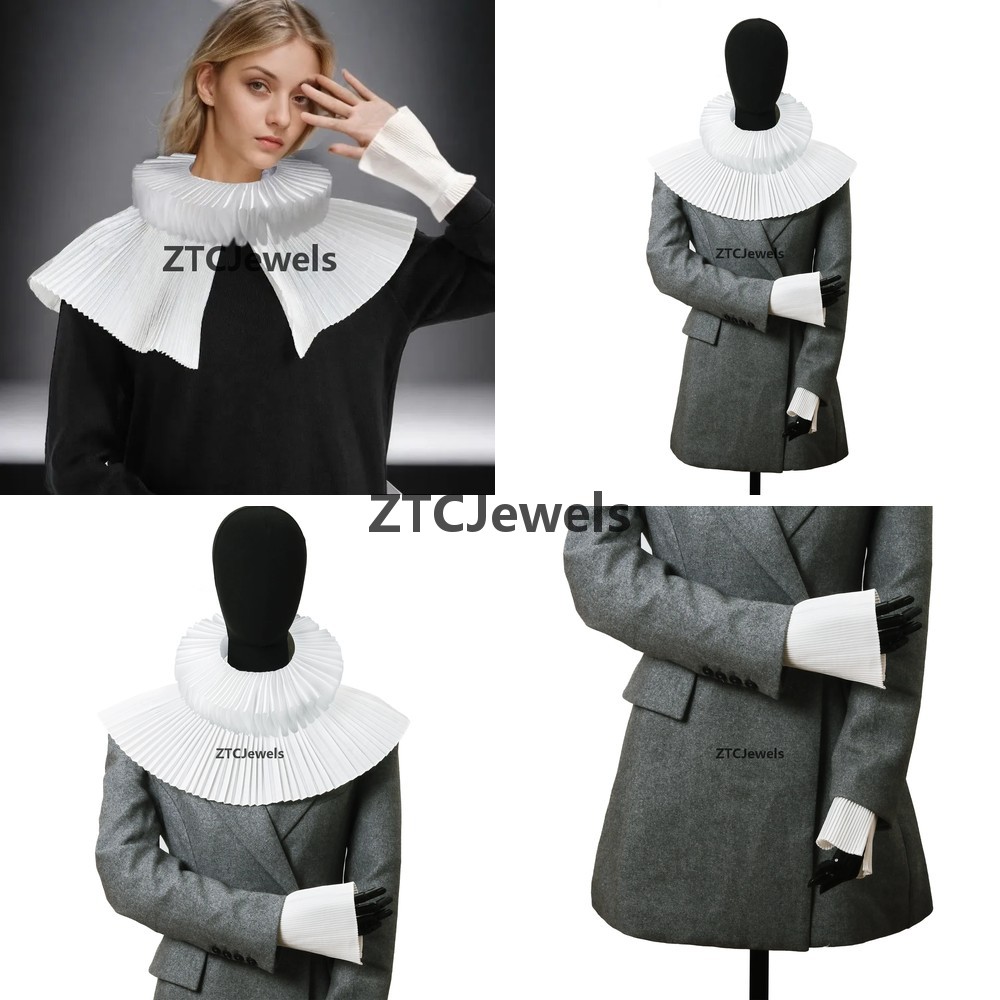 Detachable Cosplay Prop - Cosplay Parel Waaiervormige Afneembare Nep Kraag