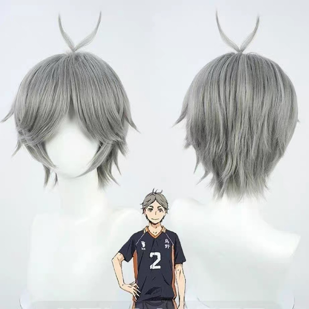 Wig Fiber Net - HAIRJOY Synthetische Haarpruik Haikyuu!! Sugawara Koushi
