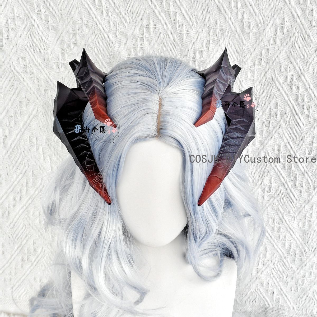 Cosplay Prop 3D Print - Arknights Saria Corner Hoofddeksels Ketting Oorbellen