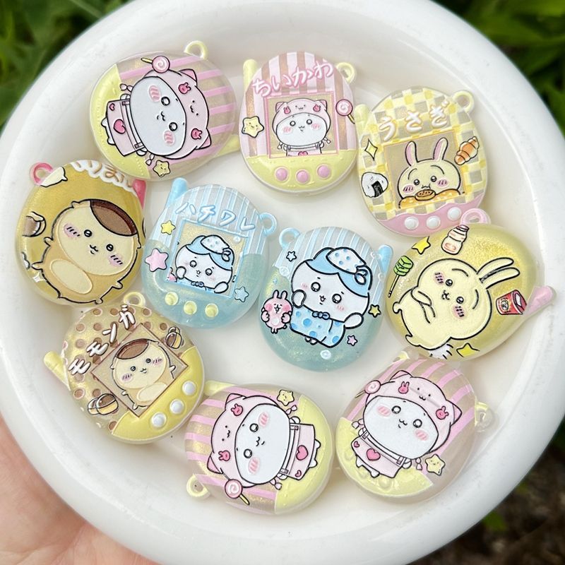 Cosplay Prop Diy - Cartoon Lichtgevende Geprinte Chiikawa Sleutelhanger Tas