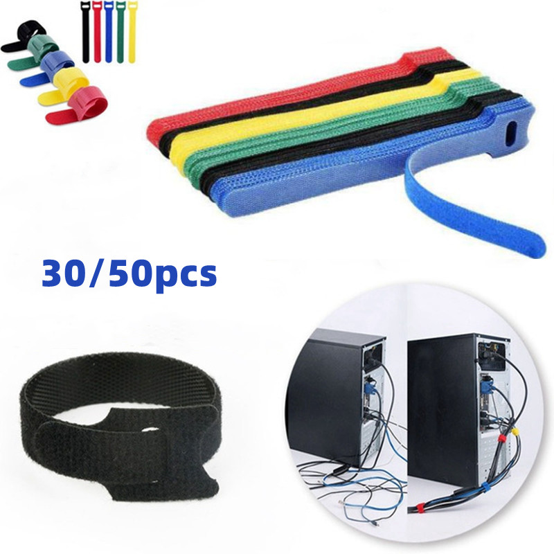 Velcro Hook Loop - Klittenbanden voor kabels Kabelbinders Herbruikbare bevestigingsband