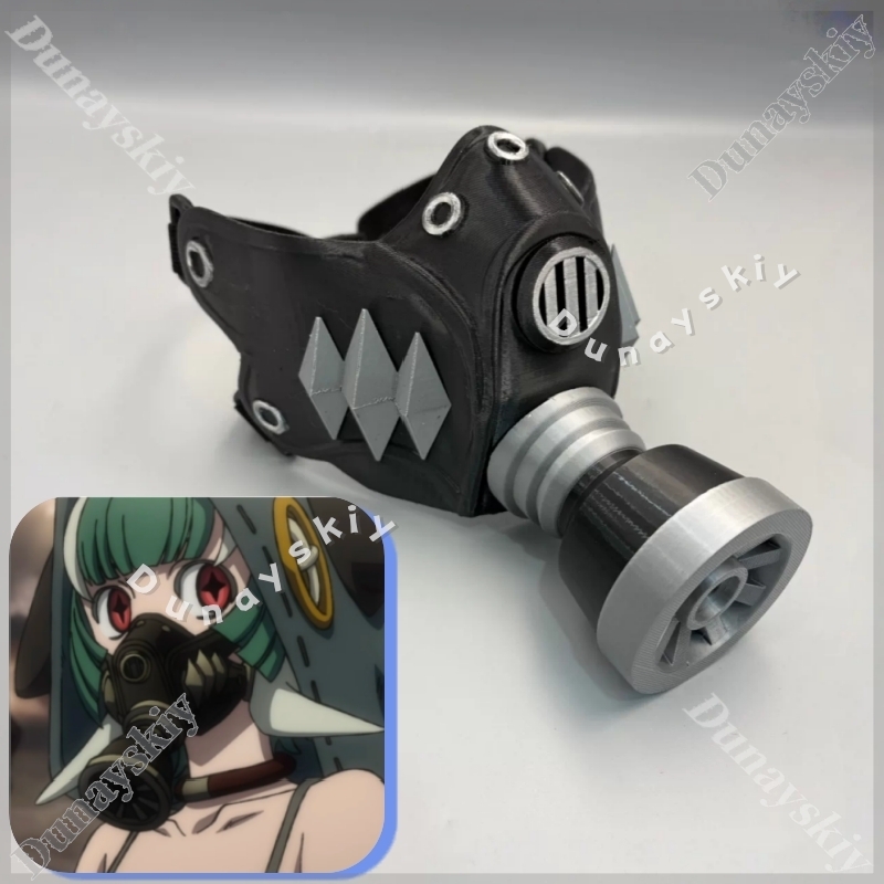 Guita Cyberpunk gasmasker groe - Cosplay Prop 3D Print recensie en prijs