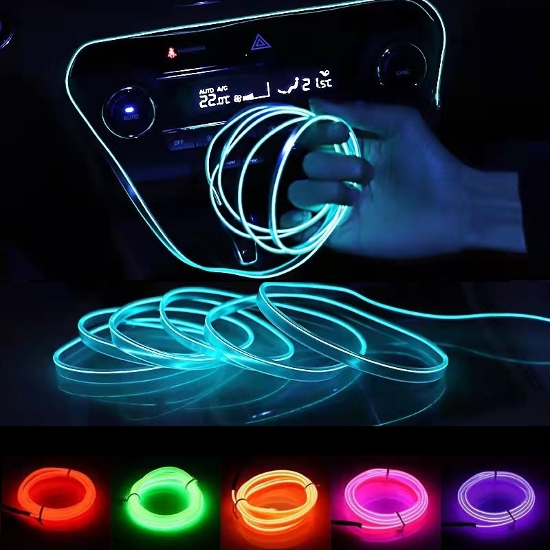 10 m/3 m/5 m Neon LED Auto-int - Led El Wire recensie en prijs