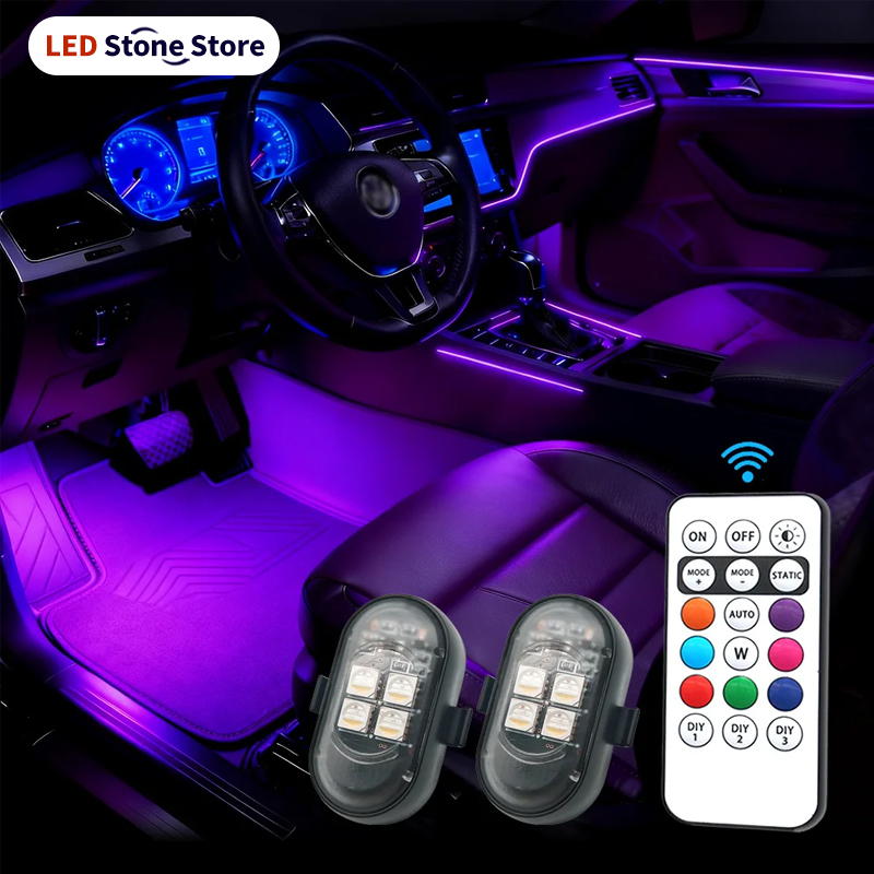 Upgrade RGB-auto-sfeerverlicht - Led El Wire recensie en prijs