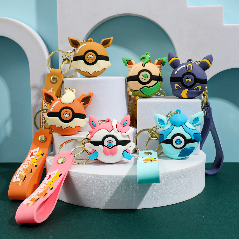 6 stks Pikachu Cartoon Sleutel - Pokeball Cosplay Prop recensie en prijs