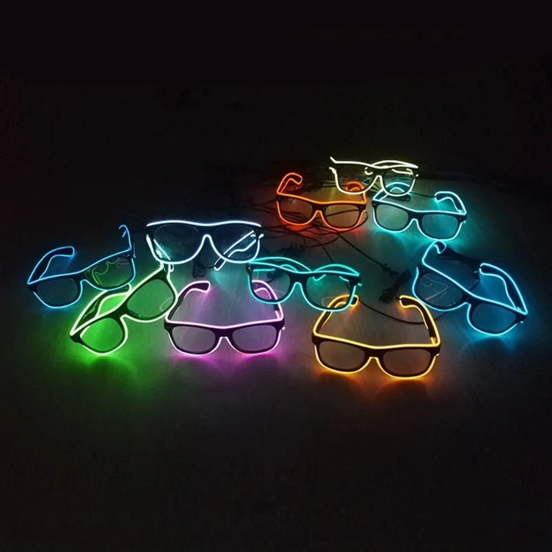 Knipperende bril EL-draad LED- - Led El Wire recensie en prijs