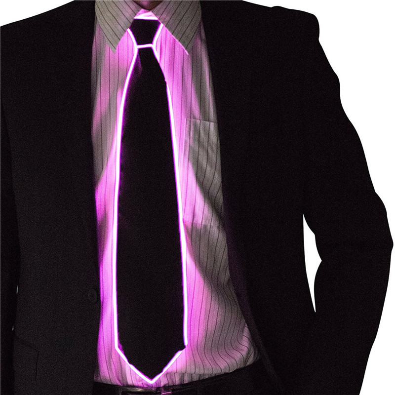 Mannen Gloeiende Stropdas EL D - Led El Wire recensie en prijs