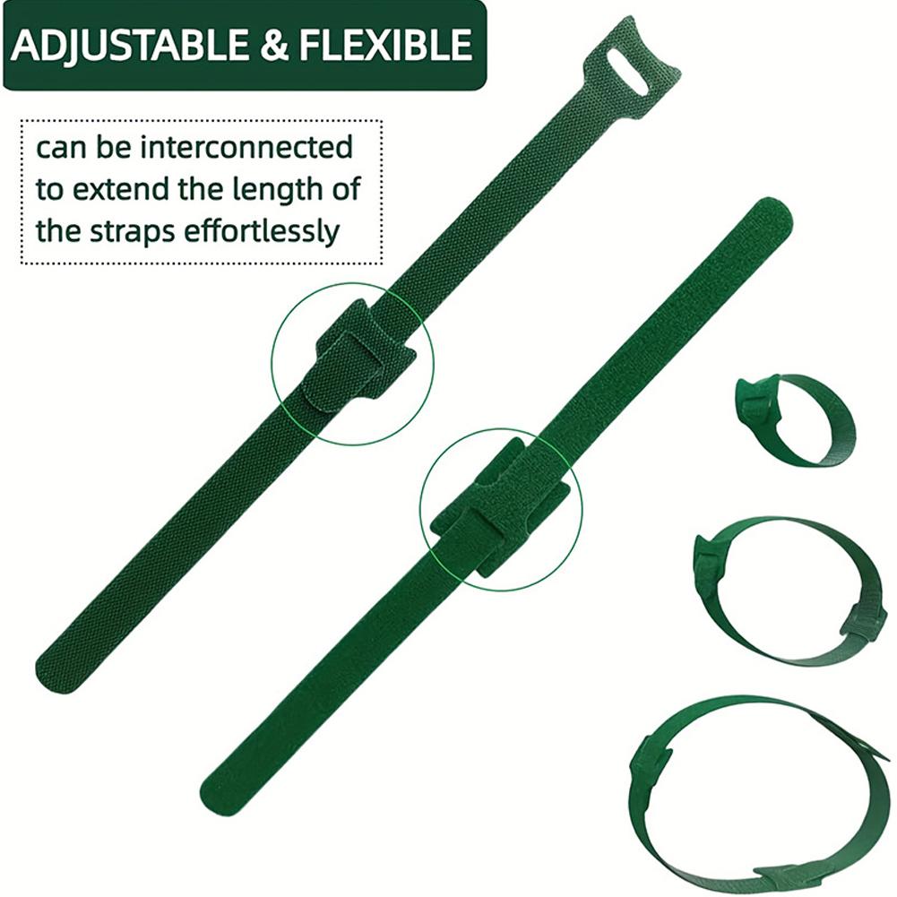 100 stuks herbruikbare verstel - Velcro Hook Loop recensie en prijs