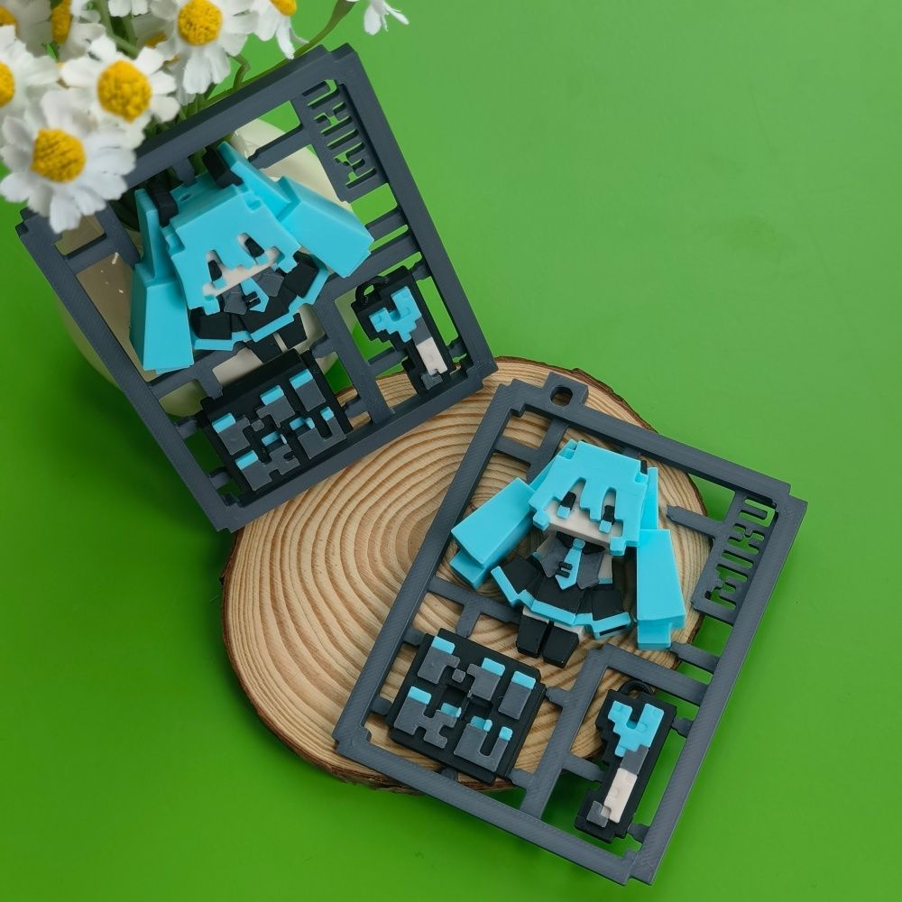 3D-geprint schattig pixel Hats - Cosplay Prop 3D Print recensie en prijs