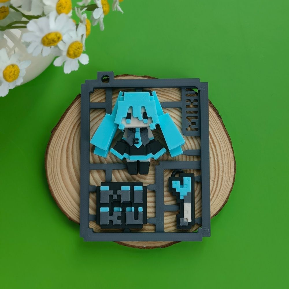 3D-geprint schattig pixel Hats - Cosplay Prop 3D Print recensie en prijs