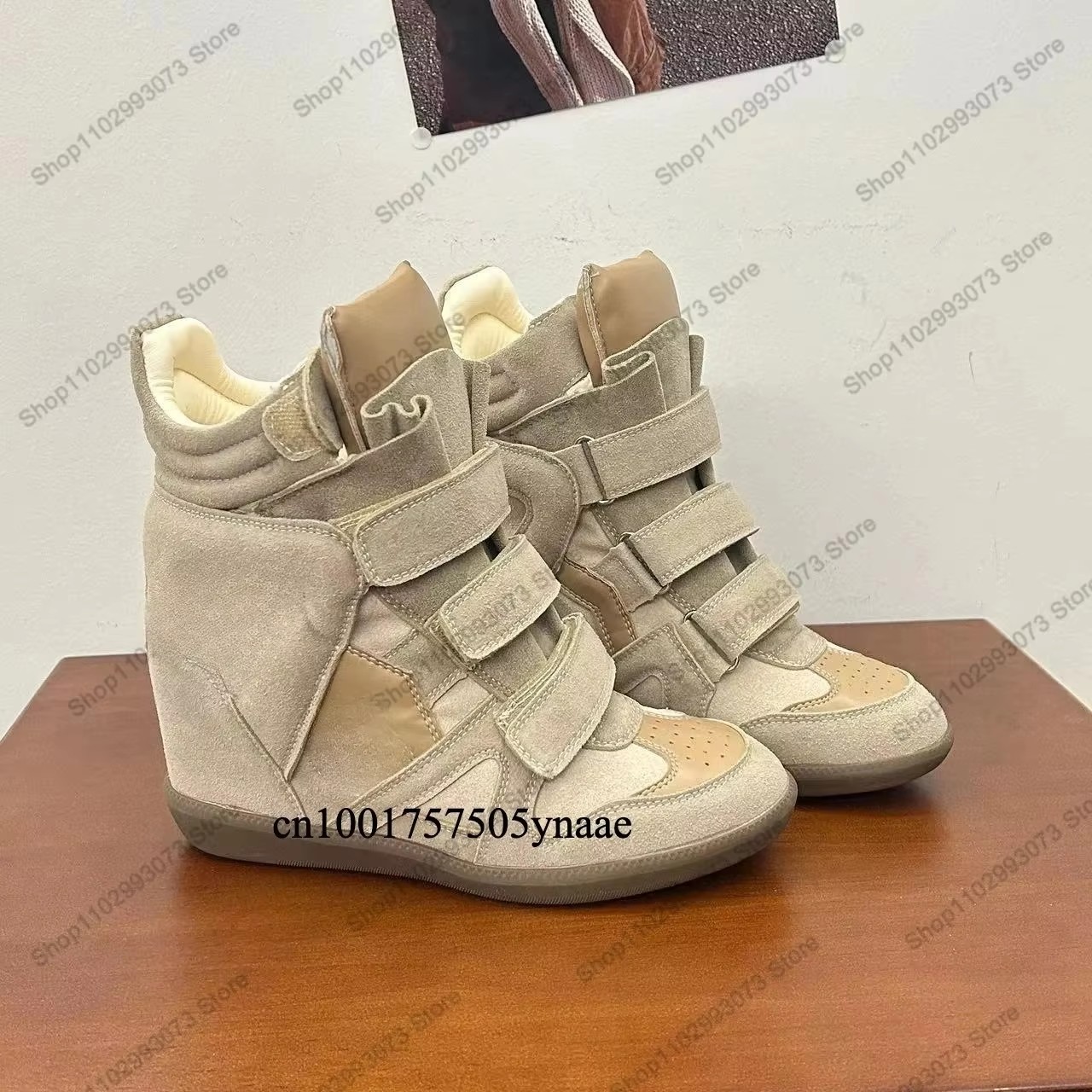 Dames Hoge sneakers met verbor - Velcro Hook Loop recensie en prijs